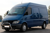Mercedes Sprinter W901/902/903/904/905 1995–2006 Bullbar WT004 (RVS) foto 2