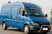 Mercedes Sprinter W901/902/903/904/905 1995–2006 Bullbar WT004 (RVS) foto 4