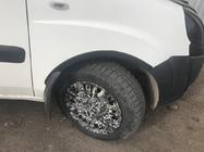 Fiat Doblo I 2005–2010 Wielkastverbreders (set van 4, zwart) foto 2