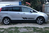 Mazda 5 2005–2009 Wielkastverbreders (set van 4, zwart) foto 2
