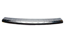 Volkswagen Caddy 2004–2010 Achterbumperbeschermer met grote omgezette rand (Elite, staal) foto 2