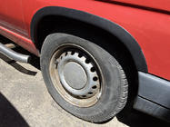 Mercedes Vito W638 1996–2003 Wielkastverbreders (set van 4, zwart) ABS-kunststof foto 5