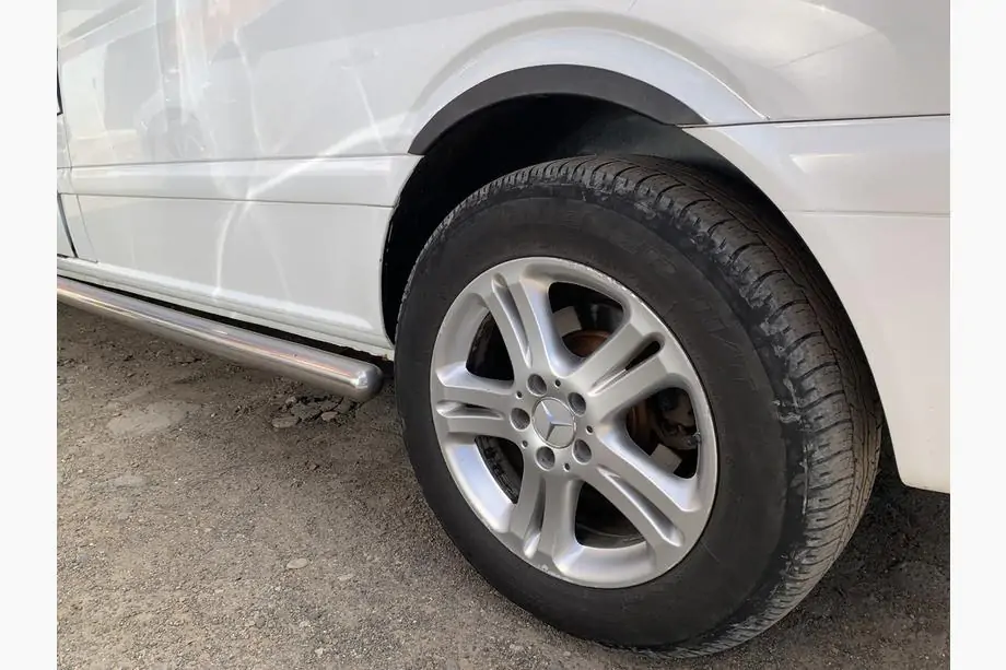 Mercedes Vito W639 2004–2014 Wielkastverbreders (set van 4, zwart) Foto 6