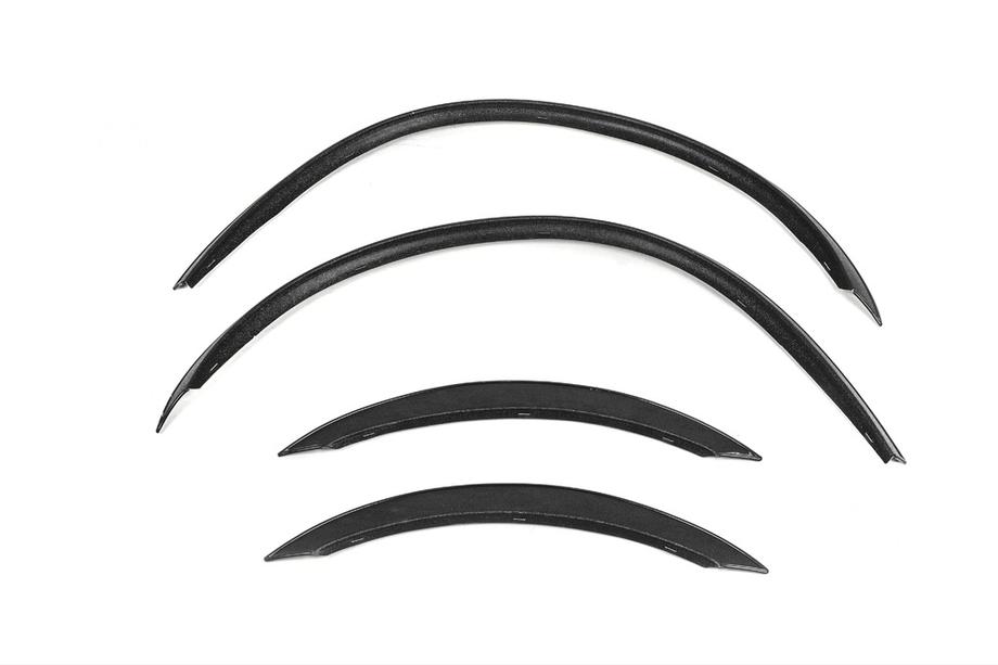 Mercedes C-Klasse W203 2000–2007 Wielkastverbreders SD (set van 4, zwart metaal) Image
