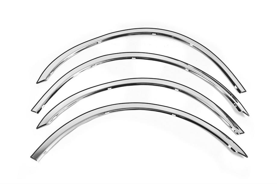 Mercedes E-class W211 2002–2009 RVS wielkastlijsten (set van 4 stuks) Foto 5