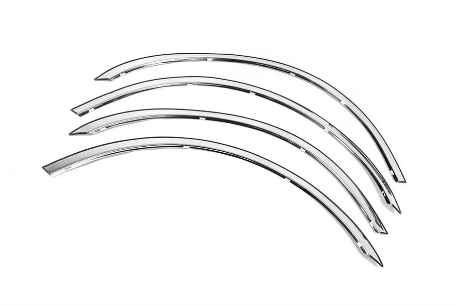 Mercedes E-class W211 2002–2009 RVS wielkastlijsten (set van 4 stuks) Foto 6