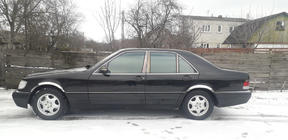 Mercedes S-сlass W140 1991–1998 Wielkastlijsten (Short/Long, 4 stuks, RVS) foto 2
