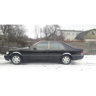 Wielkastlijsten (Short/Long, 4 stuks, RVS) Mercedes S-сlass W140 1991–1998 foto 2