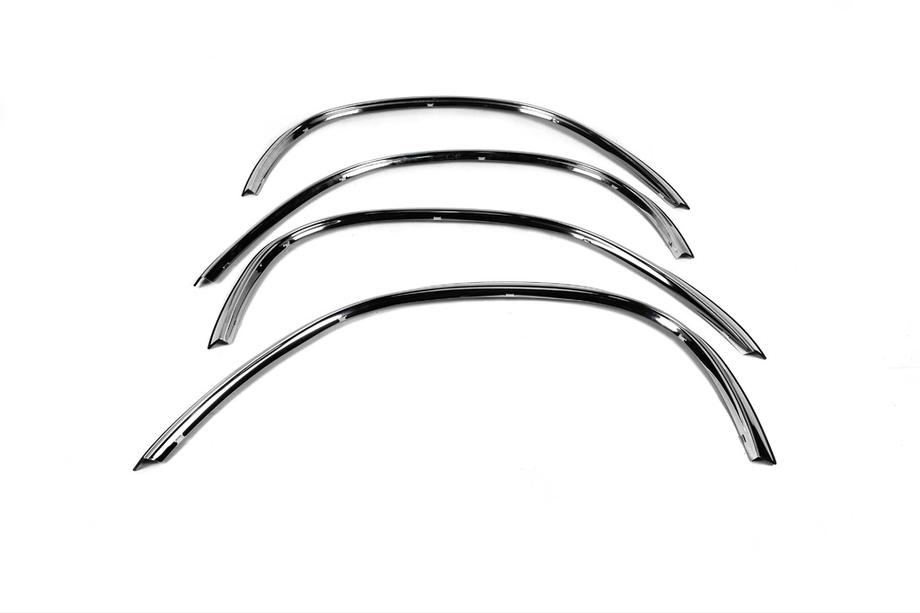 Mercedes W114/115 1967–1976 RVS wielkastlijsten (set van 4 stuks) Image