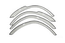 Nissan X-trail T30 2002–2007 Wielkastverbreders (set van 4, zwart) foto 4