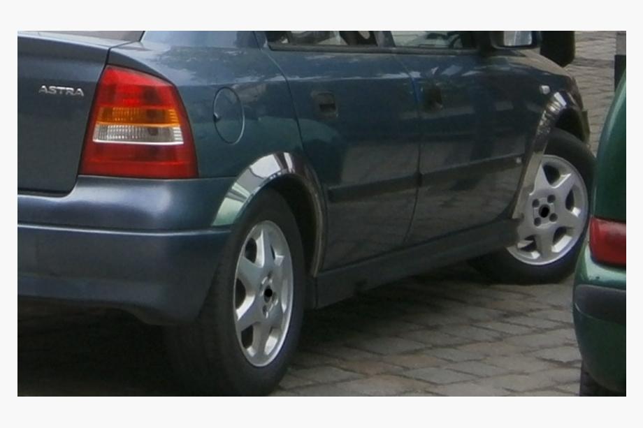 Opel Astra G Classic 1998–2012 RVS wielkastlijsten (set van 4 stuks) Foto 2