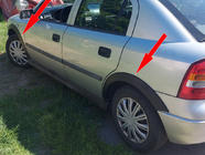 Opel Astra G Classic 1998–2012 Wielkastverbreders (sedan/hatchback) (4 stuks, zwart) foto 1