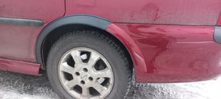 Opel Vectra B 1995–2002 Wielkastverbreders (set van 4, zwart) foto 4