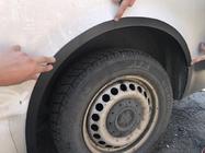 Volkswagen T5 Transporter 2003–2010 Wielkastverbreders (6 stuks, zwart) Zwart roestvrij staal (RVS) foto 7