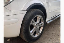 Mercedes Viano 2004–2014 Wielkastverbreders (set van 4, zwart) foto 1