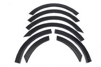 Renault Megane II 2004–2009 Wielkastverbreders (set van 4, zwart) SW, ABS-kunststof foto 1