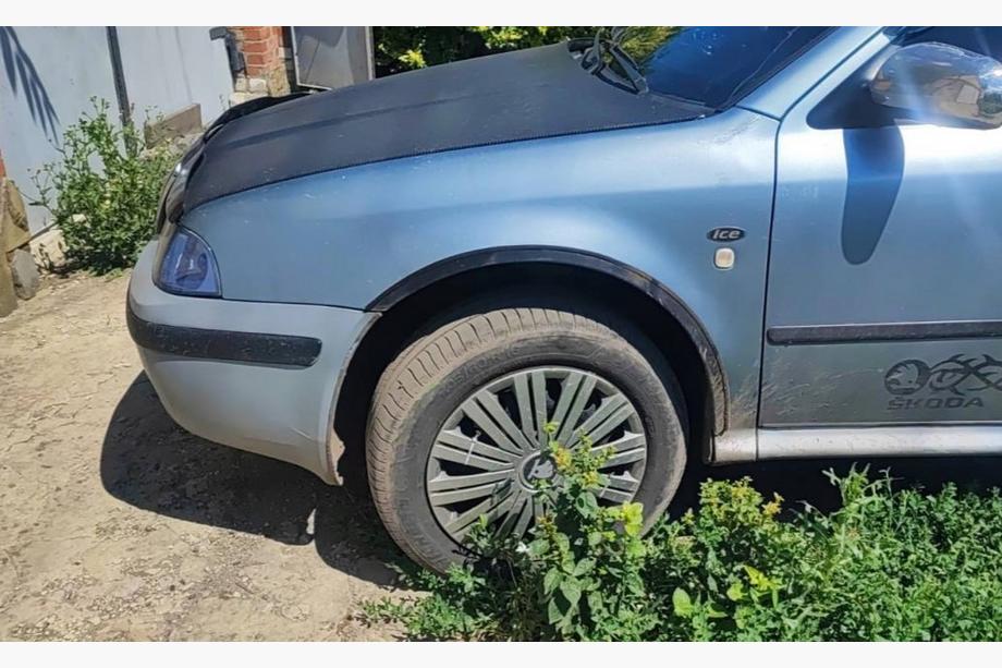 Skoda Octavia I Tour A4 1996–2010 Wielkastverbreders (set van 4, zwart) Metaal Image