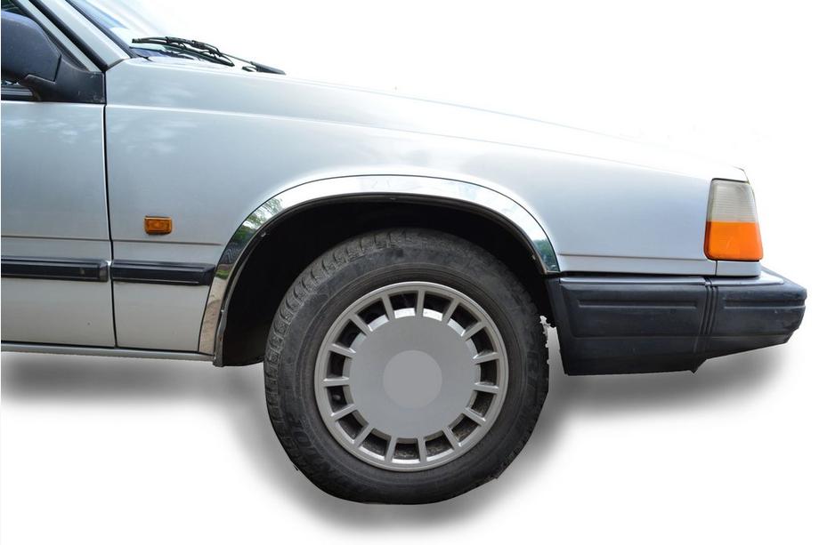 Volvo 940/960 1990–1997 RVS wielkastlijsten (set van 4 stuks) Foto 9