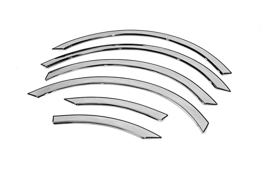 Volkswagen Caddy 2004–2010 RVS wielkastlijsten Korte wielbasis, 1 schuifdeur Foto 5