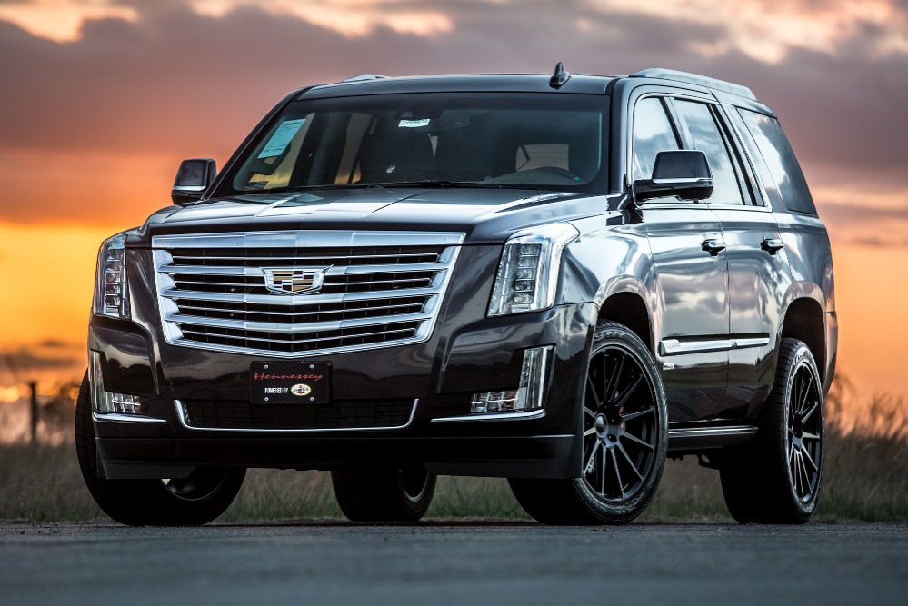 De imposante en gracieuze Cadillac Escalade