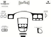 Kia Rio 2000–2005 Dashboardpanelen (2000-2002) Carbonlook foto 3