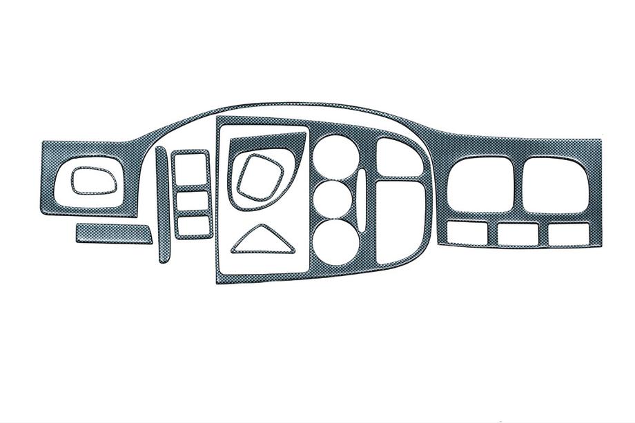 Kia Rio 2000–2005 Dashboardpanelen (2000-2002) Carbonlook Image