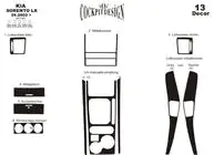 Kia Sorento I BL 2002–2009 Dashboardpanelen Variant 1 (2003-2007) foto 4