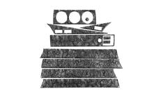 Mercedes W201 (190) 1982–1993 Dashboard sierlijsten (11-delige set) Aluminium foto 2