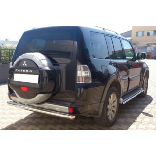 Achterbeschermbeugel AK002 (RVS) Mitsubishi Pajero Wagon III 1999–2006 foto 3