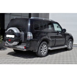 Achterbeschermbeugel AK002 (RVS) Mitsubishi Pajero Wagon III 1999–2006 foto 2