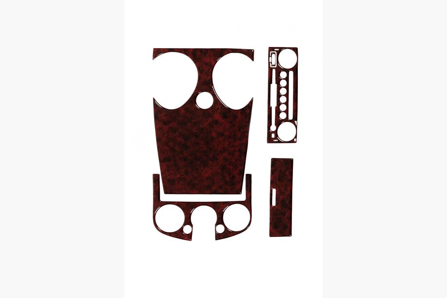 Mitsubishi Colt 2004–2012 Dashboard sierlijsten (2004-2007) Aluminium Image