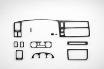 Mitsubishi Pajero Sport 1996–2007 Dashboard sierlijsten (1996-2002) Houtlook foto 1