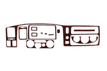 Mitsubishi Pajero Sport 1996–2007 Dashboard sierlijsten (1996-2002) Houtlook foto 2