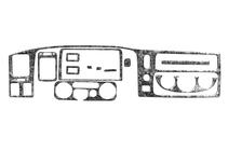 Mitsubishi Pajero Sport 1996–2007 Dashboard sierlijsten (1996-2002) Houtlook foto 3