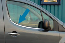 Citroen Berlingo 2008–2018 RVS raamlijsten voor deurvensters foto 1