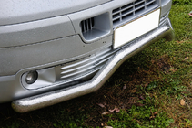 Volkswagen T5 Transporter 2003–2010 RVS frontbescherming Wave ST007 foto 2