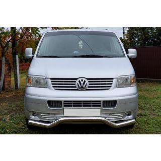 RVS frontbescherming Wave ST007 Volkswagen T5 Transporter 2003–2010 foto 1
