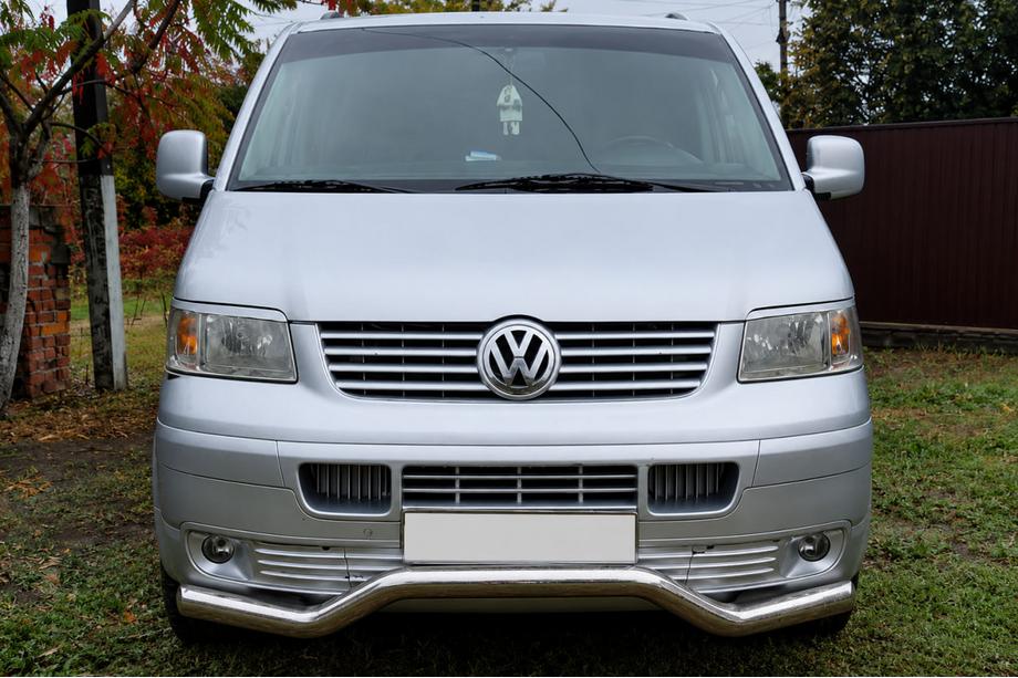 Volkswagen T5 Transporter 2003–2010 RVS frontbescherming Wave ST007 Image
