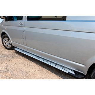 Side steps Allmond Grey (set van 2, aluminium) Volkswagen T5 Transporter 2003–2010 foto 3