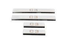 Citroen C-3 2009–2016 Chroom instaplijsten (4 stuks, Carmos) foto 2