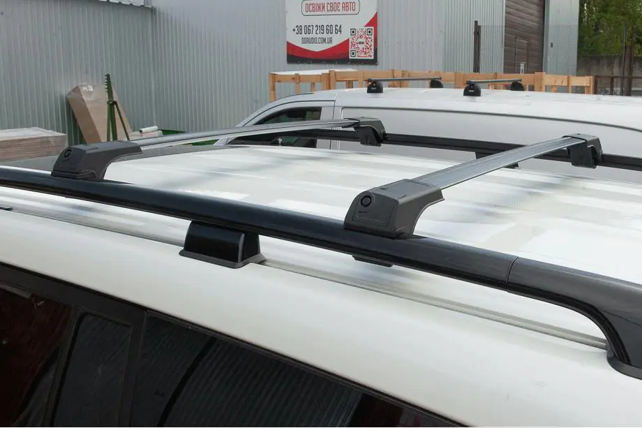 Geely Emgrand X7 2011– Dwarsdragers voor dakrails zonder slot (2 stuks) Foto 15