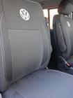 Volkswagen T5 Caravelle 2004–2010 Autostoelhoezen (kunstleer en stof, Premium) Complete interieur en voorstoelen (1+1) foto 11