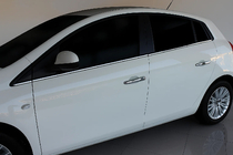 Fiat Bravo 2008–2016 Raam sierlijsten (6 stuks, RVS) foto 1