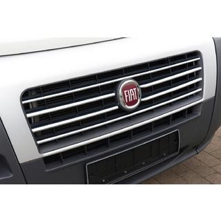 RVS sierlijsten voor radiateurgrille 2006-2014 (6 stuks) Fiat Ducato 2006–2025 foto 1
