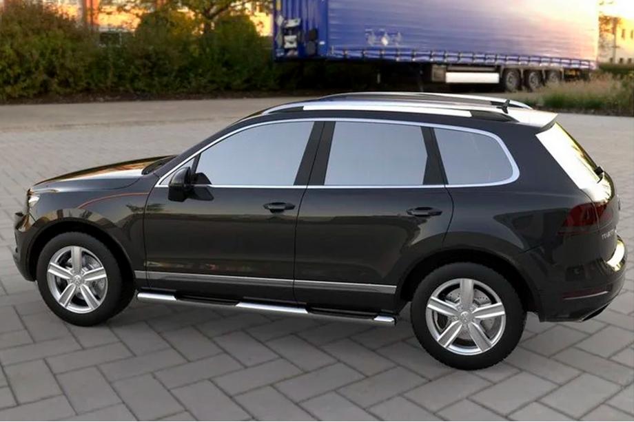 Volkswagen Touareg 2010–2018 Sidebars (2 stuks, RVS) Foto 1