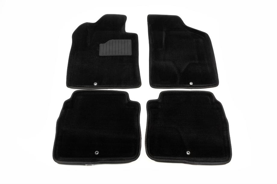 Hyundai Santa Fe 2 2006–2012 3D textielen automatten voor het interieur (Seintex) Foto 2