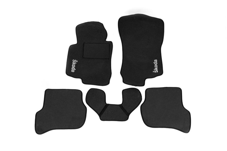 Skoda Octavia II A5 2010–2013 Textiele vloermatten voor interieur (Velgum) Image