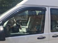Volkswagen T5 Transporter 2003–2010 Raamwinddeflectoren (set van 2, MyRacing) foto 3