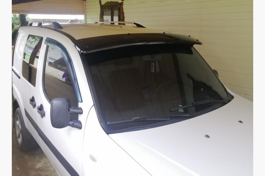 Fiat Doblo I 2001–2005 Voorruitvizier (zwart hoogglans, 5 mm) Foto 11