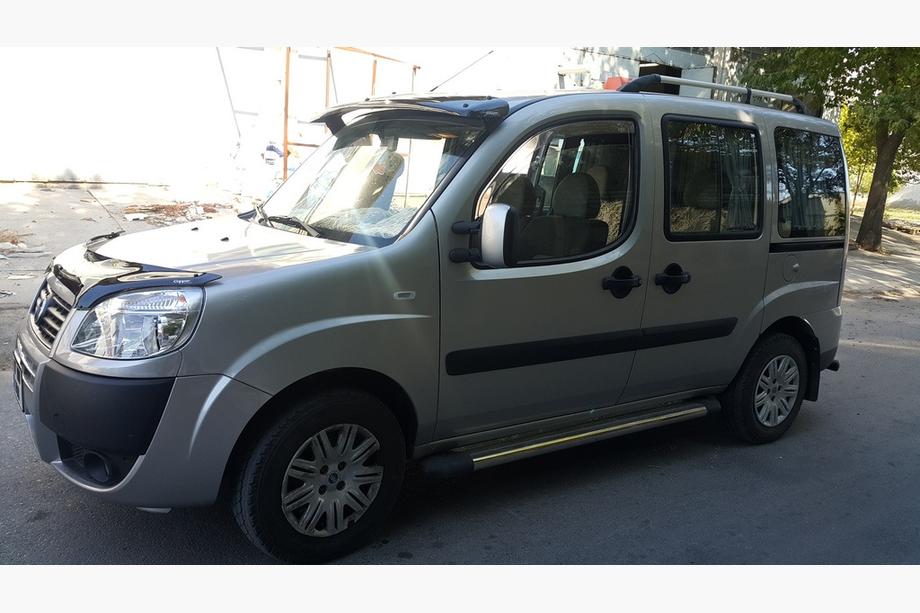 Fiat Doblo I 2001–2005 Voorruitvizier (zwart hoogglans, 5 mm) Foto 6